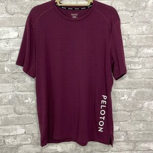 Peloton LOGO Striped Short Sleeve Tee